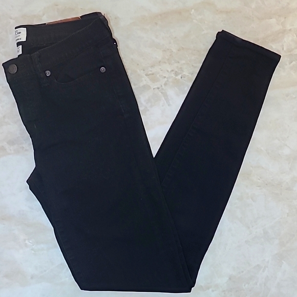 J. Crew Denim - J. Crew Toothpick Denim Jean, Black 28 Tall-Style B1284
